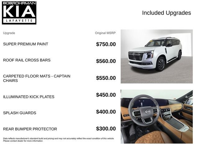 2025 Nissan Armada Platinum Reserve