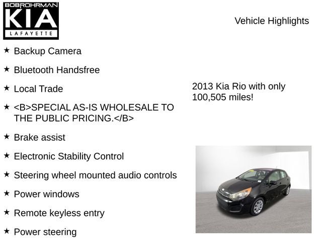 2013 Kia Rio EX