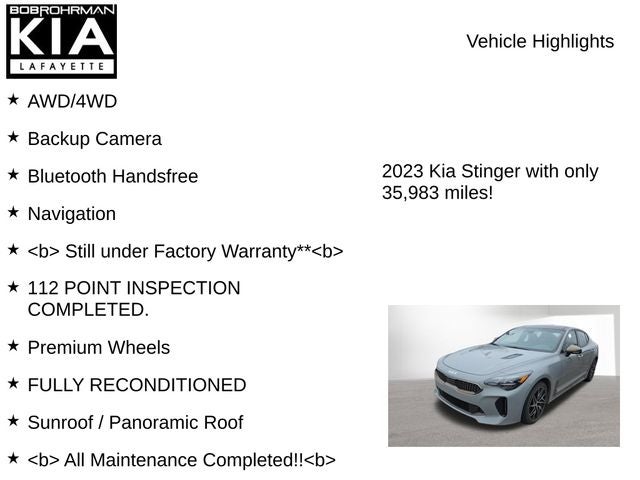 2023 Kia Stinger GT-Line