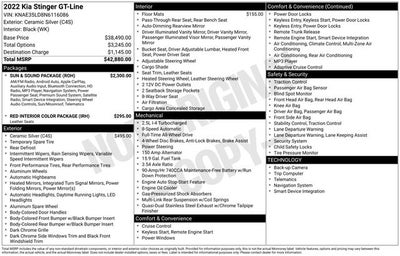 2022 Kia Stinger GT-Line