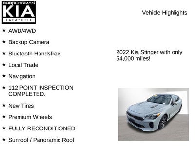 2022 Kia Stinger GT-Line