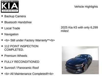 2025 Kia K5 EX