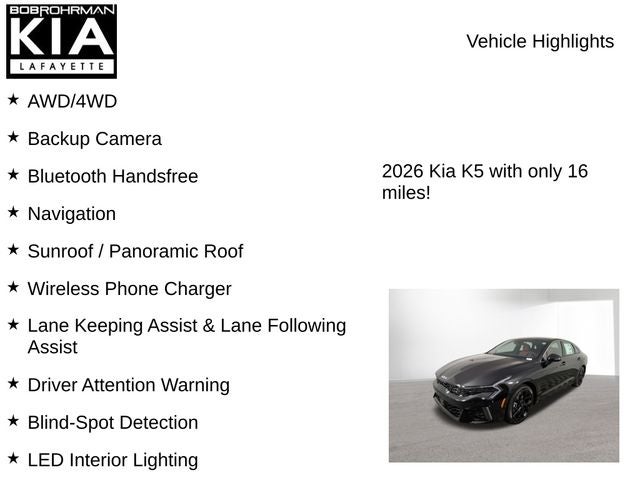 2026 Kia K5 GT-Line