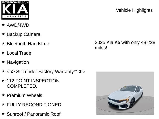 2025 Kia K5 GT-Line
