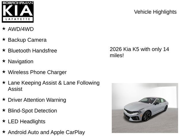 2026 Kia K5 GT-Line