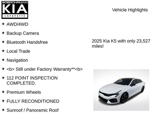 2025 Kia K5 GT-Line