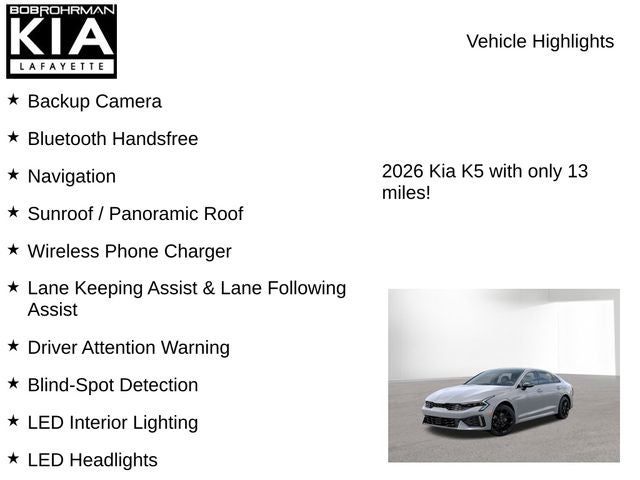 2026 Kia K5 GT-Line
