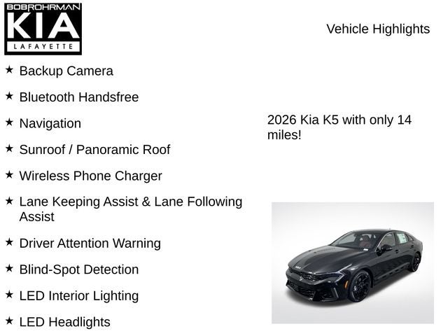 2026 Kia K5 GT-Line