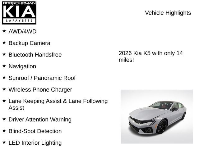 2026 Kia K5 GT-Line