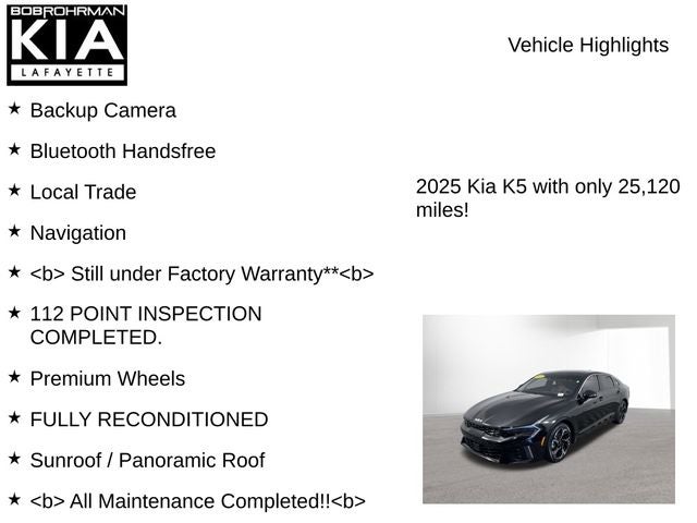 2025 Kia K5 GT-Line