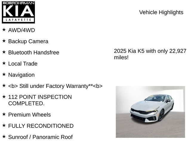 2025 Kia K5 GT-Line
