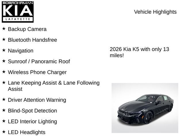 2026 Kia K5 GT-Line