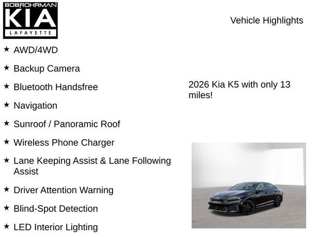 2026 Kia K5 GT-Line