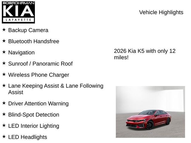 2026 Kia K5 GT-Line