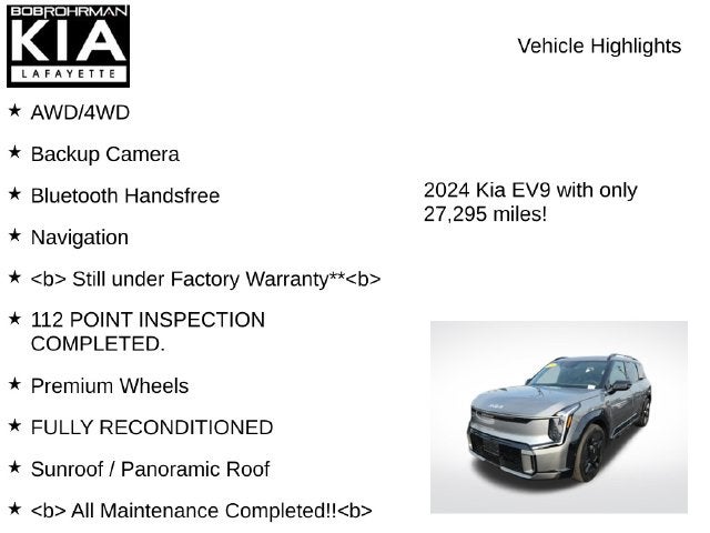 2024 Kia EV9 GT-Line