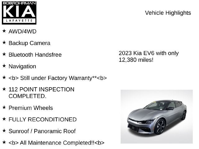 2023 Kia EV6 GT-Line