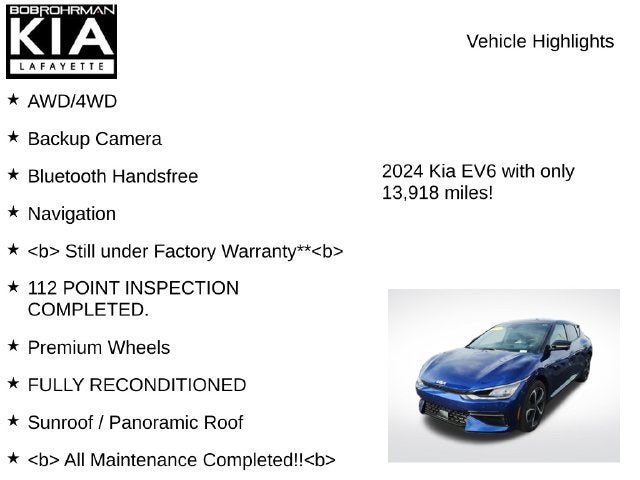 2024 Kia EV6 GT-Line