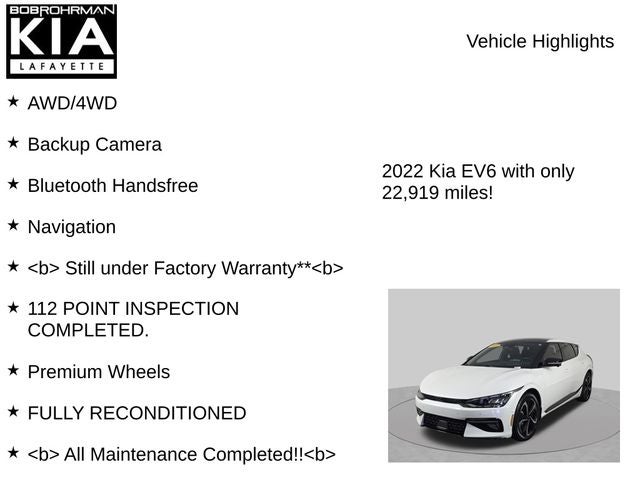2022 Kia EV6 GT-Line
