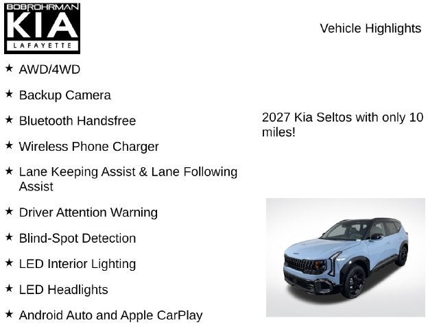 2027 Kia Seltos X-Line S