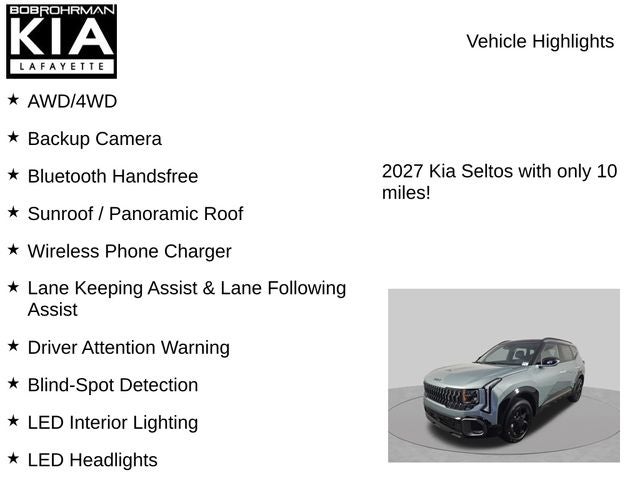 2027 Kia Seltos X-Line S