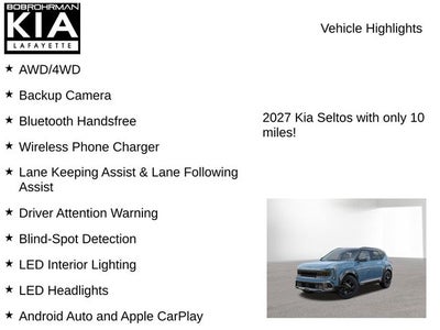 2027 Kia Seltos X-Line S