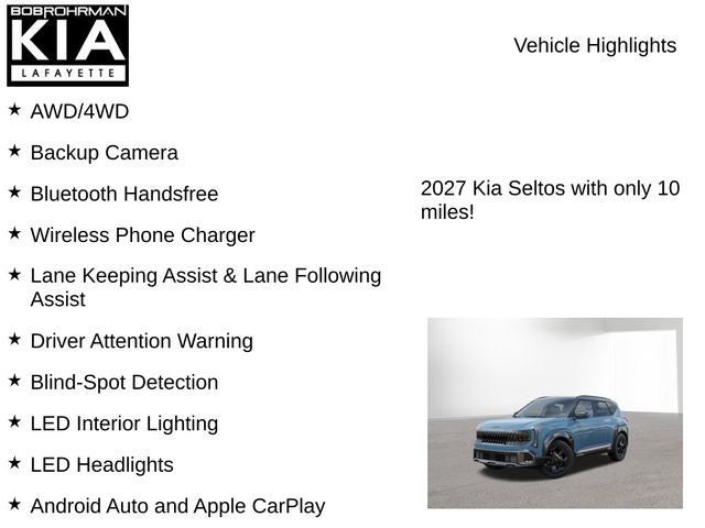 2027 Kia Seltos X-Line S