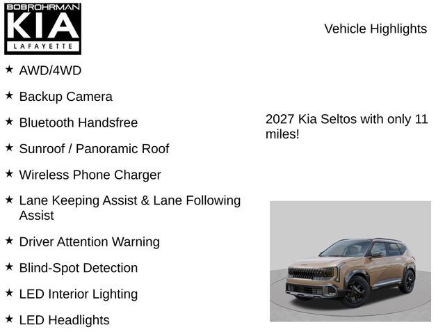 2027 Kia Seltos X-Line S