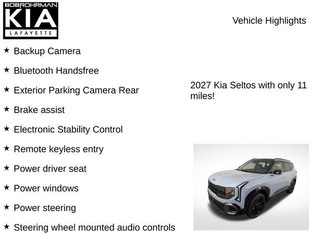 2027 Kia Seltos X-Line S