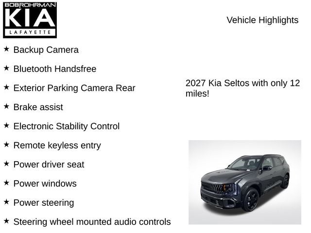 2027 Kia Seltos X-Line S