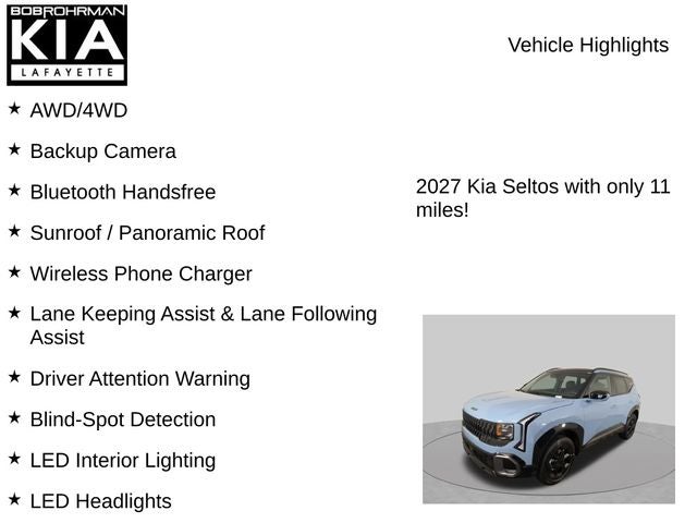2027 Kia Seltos X-Line S