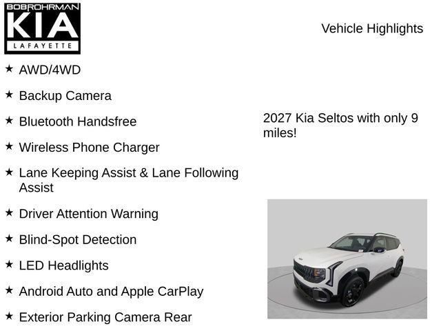 2027 Kia Seltos X-Line S