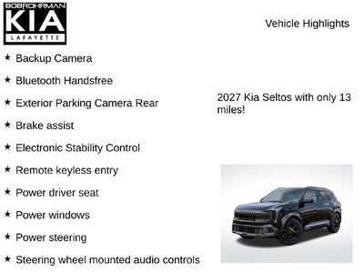 2027 Kia Seltos X-Line S