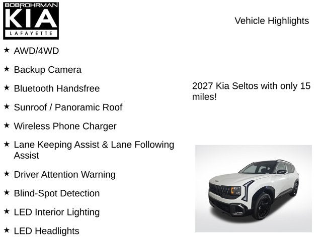2027 Kia Seltos X-Line S