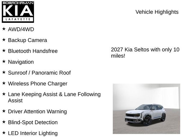 2027 Kia Seltos X-Line