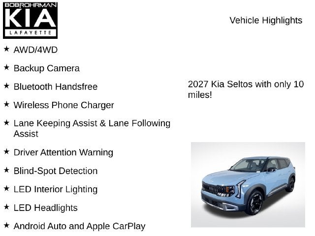 2027 Kia Seltos S