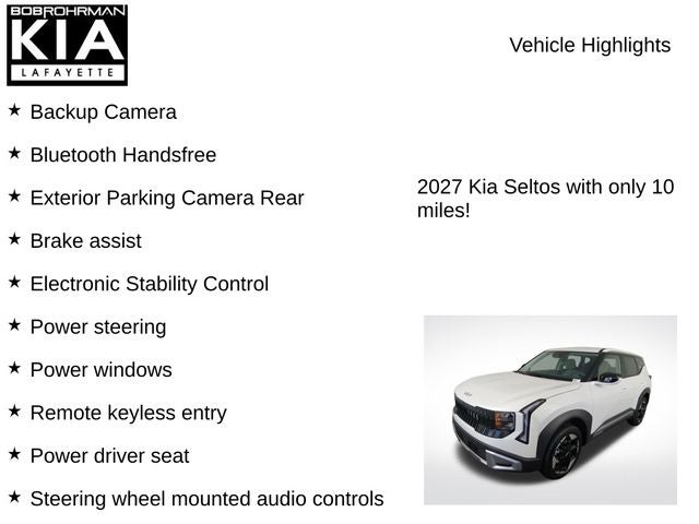 2027 Kia Seltos S