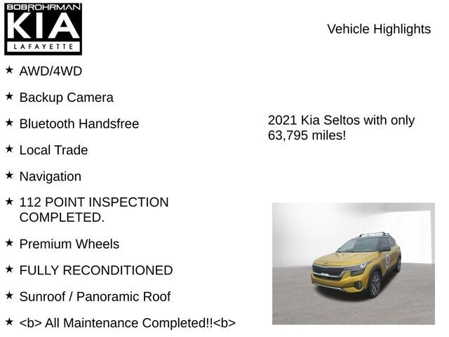 2021 Kia Seltos SX
