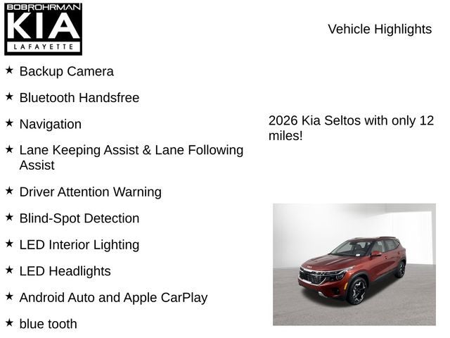 2026 Kia Seltos S