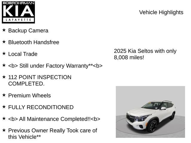 2025 Kia Seltos S