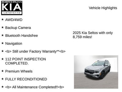 2025 Kia Seltos X-Line