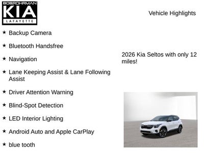 2026 Kia Seltos S
