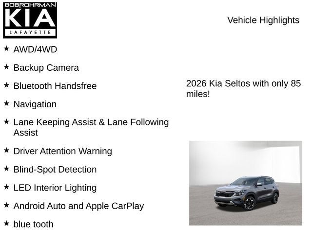 2026 Kia Seltos S