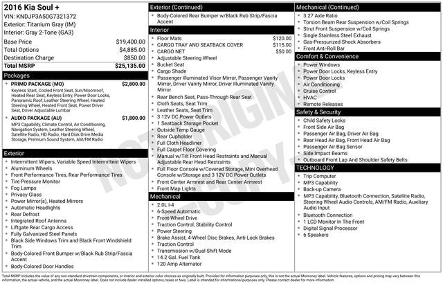 2016 Kia Soul Plus