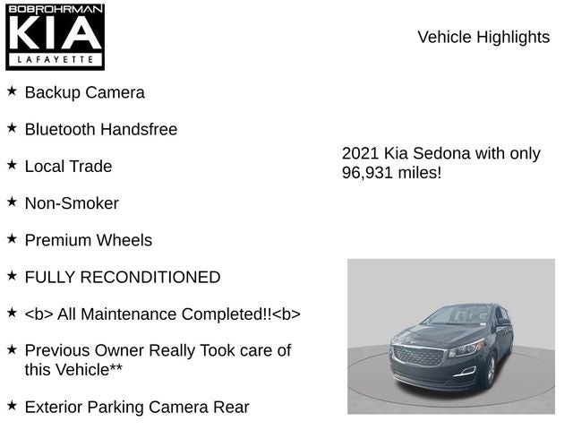 2021 Kia Sedona EX