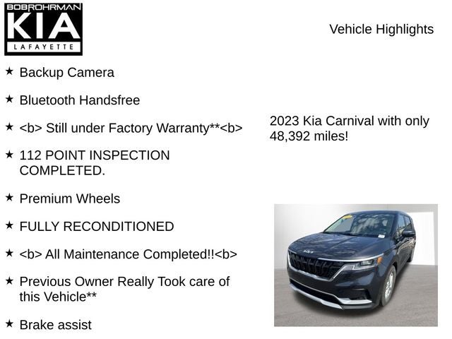 2023 Kia Carnival LX
