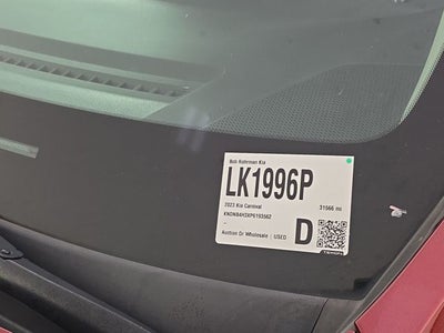 2023 Kia Carnival LX Seat Package