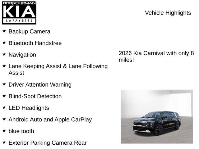 2026 Kia Carnival LX