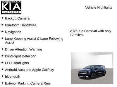2026 Kia Carnival LX