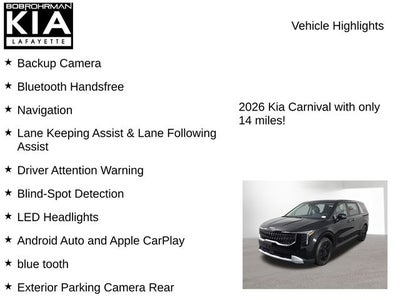 2026 Kia Carnival LXS