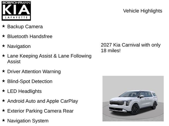 2027 Kia Carnival LXS